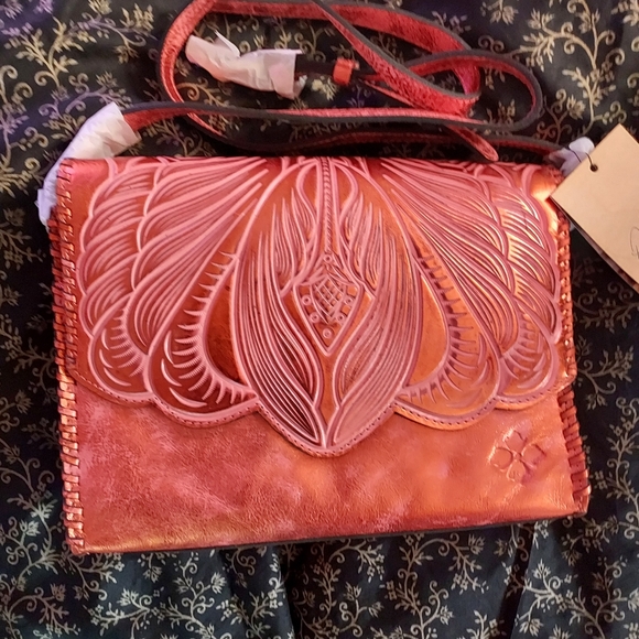Patricia Nash Handbags - NWT Patrica Nash Genuine Leather Burnt Coral Purse